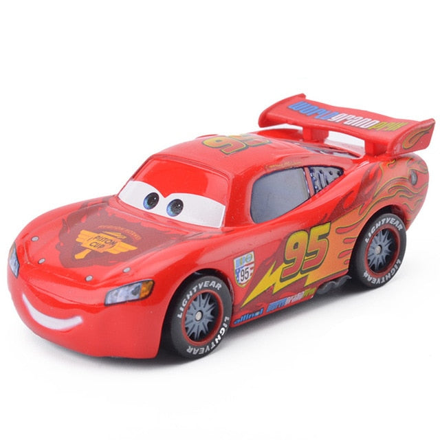 1:55 Disney Pixar Cars 3 2 Metal Diecast Car Toy Lightning McQueen Jackson Storm Combine Harvester Bulldozer Kids Toy Car Gift