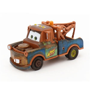 1:55 Disney Pixar Cars 3 2 Metal Diecast Car Toy Lightning McQueen Jackson Storm Combine Harvester Bulldozer Kids Toy Car Gift