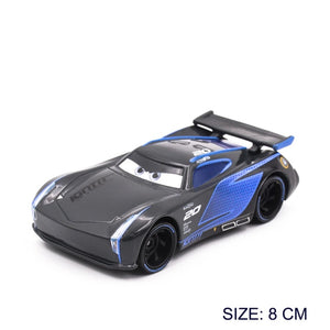 1:55 Disney Pixar Cars 3 2 Metal Diecast Car Toy Lightning McQueen Jackson Storm Combine Harvester Bulldozer Kids Toy Car Gift