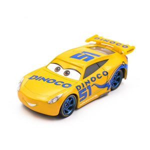 1:55 Disney Pixar Cars 3 2 Metal Diecast Car Toy Lightning McQueen Jackson Storm Combine Harvester Bulldozer Kids Toy Car Gift