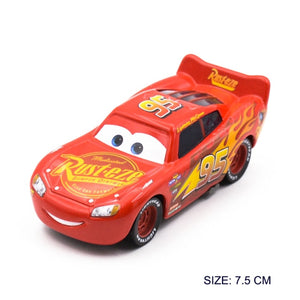 1:55 Disney Pixar Cars 3 2 Metal Diecast Car Toy Lightning McQueen Jackson Storm Combine Harvester Bulldozer Kids Toy Car Gift