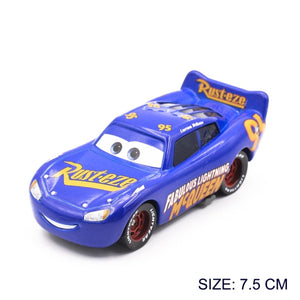 1:55 Disney Pixar Cars 3 2 Metal Diecast Car Toy Lightning McQueen Jackson Storm Combine Harvester Bulldozer Kids Toy Car Gift