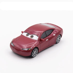 1:55 Disney Pixar Cars 3 2 Metal Diecast Car Toy Lightning McQueen Jackson Storm Combine Harvester Bulldozer Kids Toy Car Gift