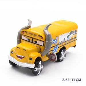 1:55 Disney Pixar Cars 3 2 Metal Diecast Car Toy Lightning McQueen Jackson Storm Combine Harvester Bulldozer Kids Toy Car Gift