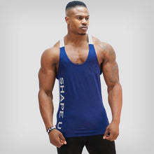 Load image into Gallery viewer, Men Solid Gym Stringer Tank Top Bodybuilding Fitness Singlets Muscle Vest Tees Sport Clothing