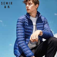 Load image into Gallery viewer, SEMIR 2019 Down Jacket Men Winter Portability Warm 90% White Duck Down Hooded Man Coat jaqueta masculino chaqueta hombre