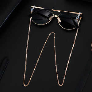 1PCs Women Fashion Pearls Sunglasses Chains Gold Eyeglasses Chains Sunglasses Holder Necklace Eyewear Retainer Accessories