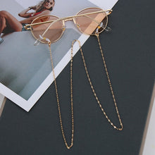 Load image into Gallery viewer, 1PCs Women Fashion Pearls Sunglasses Chains Gold Eyeglasses Chains Sunglasses Holder Necklace Eyewear Retainer Accessories