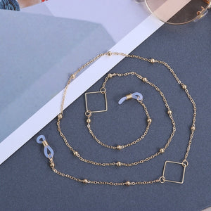 1PCs Women Fashion Pearls Sunglasses Chains Gold Eyeglasses Chains Sunglasses Holder Necklace Eyewear Retainer Accessories