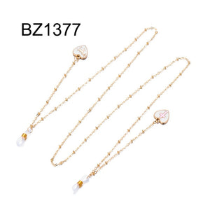 1PCs Women Fashion Pearls Sunglasses Chains Gold Eyeglasses Chains Sunglasses Holder Necklace Eyewear Retainer Accessories