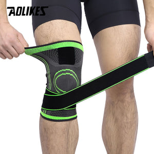 AOLIKES 1PCS 2020 Knee Support Professional Protective Sports Knee Pad Breathable Bandage Knee Brace Basketball Tennis Cycling