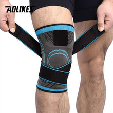 Load image into Gallery viewer, AOLIKES 1PCS 2020 Knee Support Professional Protective Sports Knee Pad Breathable Bandage Knee Brace Basketball Tennis Cycling