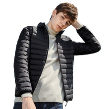 Load image into Gallery viewer, SEMIR 2019 Down Jacket Men Winter Portability Warm 90% White Duck Down Hooded Man Coat jaqueta masculino chaqueta hombre