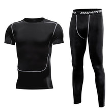 Load image into Gallery viewer, Men Clothing Sportswear Gym Fitness Compression Suits Running Set Sport Outdoor Jogging Quick Dry Tight