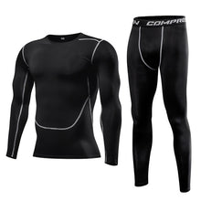 Load image into Gallery viewer, Men Clothing Sportswear Gym Fitness Compression Suits Running Set Sport Outdoor Jogging Quick Dry Tight