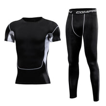 Load image into Gallery viewer, Men Clothing Sportswear Gym Fitness Compression Suits Running Set Sport Outdoor Jogging Quick Dry Tight