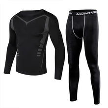 Load image into Gallery viewer, Men Clothing Sportswear Gym Fitness Compression Suits Running Set Sport Outdoor Jogging Quick Dry Tight