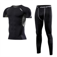 Load image into Gallery viewer, Men Clothing Sportswear Gym Fitness Compression Suits Running Set Sport Outdoor Jogging Quick Dry Tight