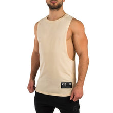 Load image into Gallery viewer, Bodybuilding Fitness Sport Running Man Cotton Short Sleeve T-shirt Gym Training Men Muscle Tight Fitness T Shirt Tees Tops