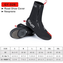 Load image into Gallery viewer, Cycling Boot Covers MTB Shoe Covers Winter Warm Thermal Neoprene Overshoes Waterproof Toe Cycling Shoe Covers Booties For Bike