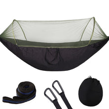 Load image into Gallery viewer, 2020 Camping Hammock with Mosquito Net Pop-Up Light Portable Outdoor Parachute Hammocks Swing Sleeping Hammock Camping Stuff