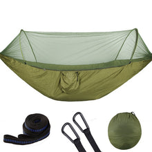 Load image into Gallery viewer, 2020 Camping Hammock with Mosquito Net Pop-Up Light Portable Outdoor Parachute Hammocks Swing Sleeping Hammock Camping Stuff