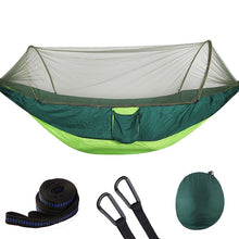 Load image into Gallery viewer, 2020 Camping Hammock with Mosquito Net Pop-Up Light Portable Outdoor Parachute Hammocks Swing Sleeping Hammock Camping Stuff