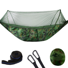 Load image into Gallery viewer, 2020 Camping Hammock with Mosquito Net Pop-Up Light Portable Outdoor Parachute Hammocks Swing Sleeping Hammock Camping Stuff