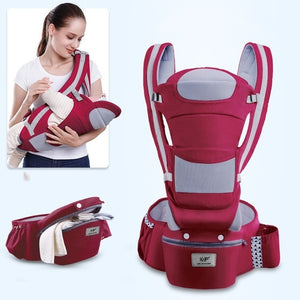 0-48M Ergonomic Baby Carrier 15 Using Way Infant Baby Hipseat Carrier Front Facing Ergonomic Kangaroo Baby Wrap Sling Travel