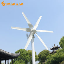 Load image into Gallery viewer, China Factory 1000W 24V Wind Turbine with 8 Blades MPPT Controller Small Wind Turbine for Home Use Low Noise High Efficiency