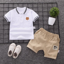 Load image into Gallery viewer, New Summer Kids Clothes Boys Costume Sets Short-Sleeve T-shirt &amp; Shorts Sports Suit Children Clothing Boy Sets 1 2 3 4 Years Old