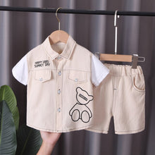 Load image into Gallery viewer, New Summer Kids Clothes Boys Costume Sets Short-Sleeve T-shirt &amp; Shorts Sports Suit Children Clothing Boy Sets 1 2 3 4 Years Old