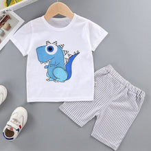 Load image into Gallery viewer, New Summer Kids Clothes Boys Costume Sets Short-Sleeve T-shirt &amp; Shorts Sports Suit Children Clothing Boy Sets 1 2 3 4 Years Old