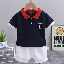 Load image into Gallery viewer, New Summer Kids Clothes Boys Costume Sets Short-Sleeve T-shirt &amp; Shorts Sports Suit Children Clothing Boy Sets 1 2 3 4 Years Old