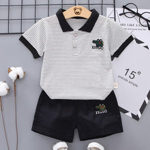 Load image into Gallery viewer, New Summer Kids Clothes Boys Costume Sets Short-Sleeve T-shirt &amp; Shorts Sports Suit Children Clothing Boy Sets 1 2 3 4 Years Old