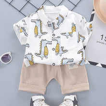 Load image into Gallery viewer, New Summer Kids Clothes Boys Costume Sets Short-Sleeve T-shirt &amp; Shorts Sports Suit Children Clothing Boy Sets 1 2 3 4 Years Old